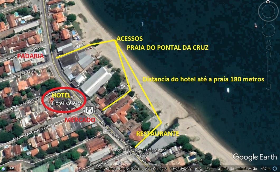 Hotel Veleiro Сао Себастиао Екстериор снимка